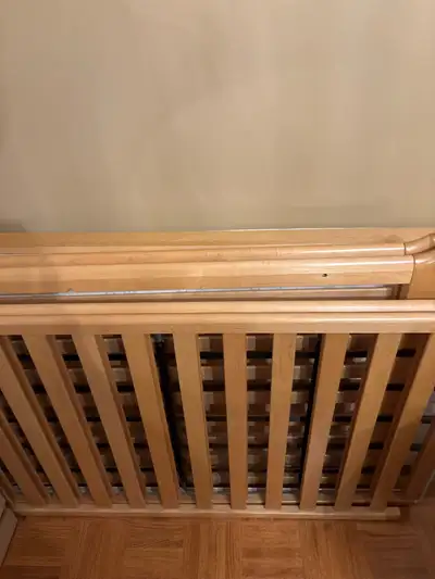 Canadian Wood Baby Crib And Mattress , View more