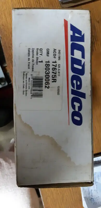 bande de brake arrière camion Chevrolet GMC ACDELCO 1500