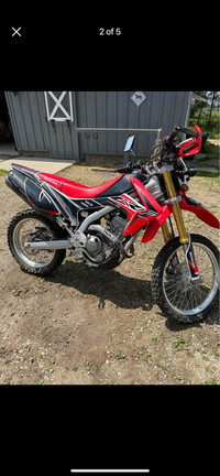 Blue plated CRF250L