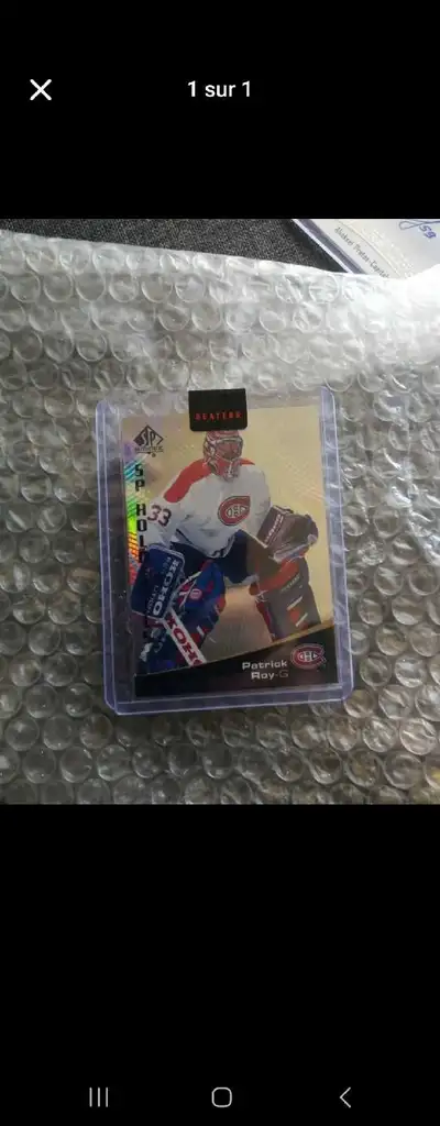 Carte de hockey Patrick Roy, View more