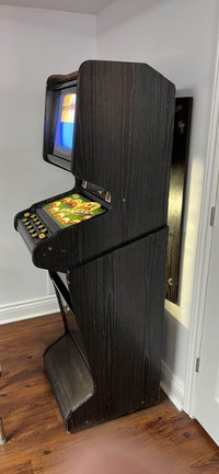 Machine video poker vintage fonctionnelle antiquité rétro arcade