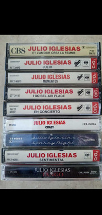 J. Eglesias 9 cassettes comme neuves $100.