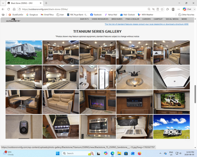 Outdoors 250RKS  Travel Trailer Titanium Series for sale in Travel Trailers & Campers in Kamloops - Image 5