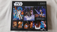 STAR WARS 2000 PIECE PUZZLE - THEATRICAL  POSTERS
