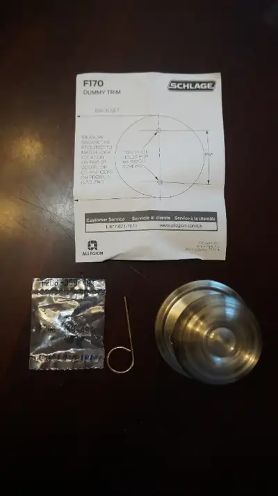 DOOR KNOB  -  SCHLAGE NON-TURNING DUMMY, View more