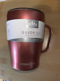 Hydrapeak stainless steel coffee mug/ tasse boisson 