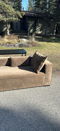 Micro suede lounger - sofa