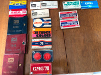 GM OEM paint samples from 1961 to 1986