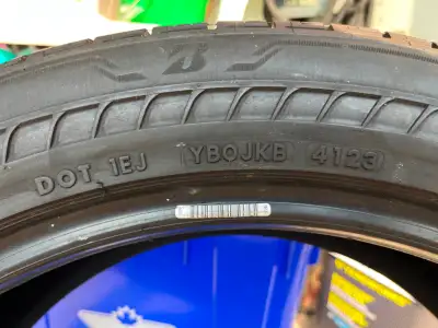 4 gently used tires no rims, many km left to run. Bought a Lexus SUV w/ 20K and changed to all weath...