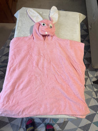 Terry towel pink shower bunny