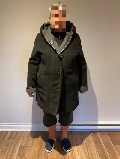 Manteau en laine et cachemire, View more