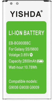 Yishda Samsung S5 batterie, 2800 mAh-batterie cellulaire