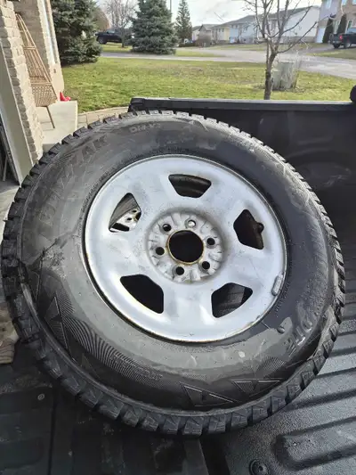 I'm selling a set of four Bridgestone Blizzak winter tires, size 265/70 R17, perfect for providing e...