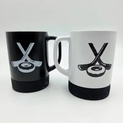 Tim Hortons 2018 Hockey Stick Donut Mug With Rubber Puck Bottom, View more