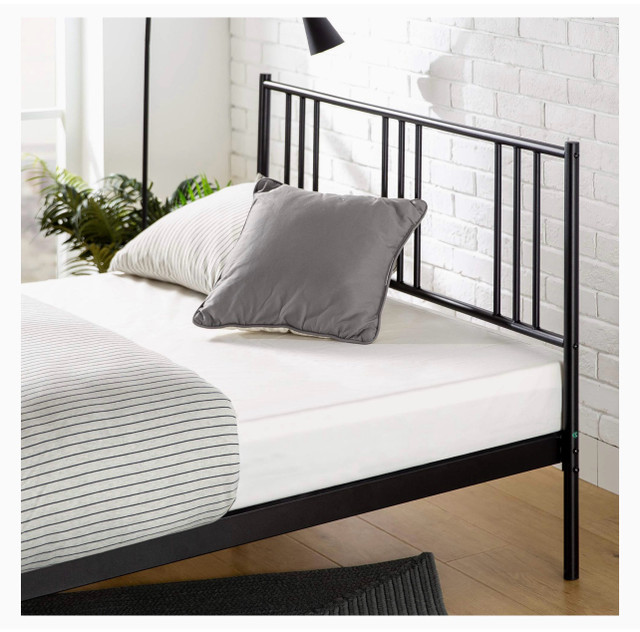 King Zinus Sophia Bed Frame Metal Platform Bed Base  in Beds & Mattresses in Mississauga / Peel Region - Image 4