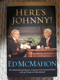"Here's Johnny!" Ed McMahon signed book - Tonight Show memories
