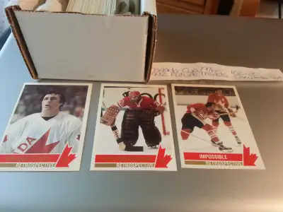 1992 .. FUTURE TRENDS HOCKEY .. CANADA CUP 1976 .. NUMBERS 102 - 201 .. EXCELLENT CONDITION .. PICK...