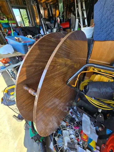 Mid-Century Modern Round Dining Table, View more