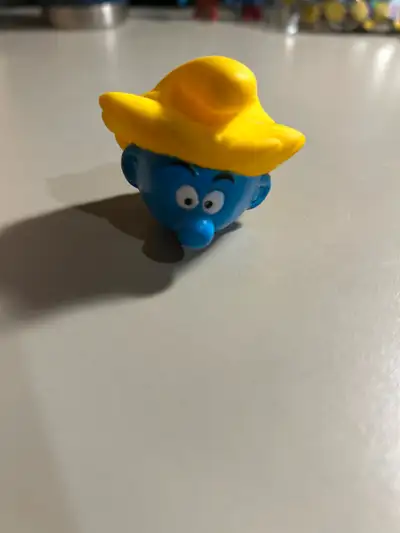 Smurfs - Vintage 1997 Farmer Smurf Head, View more