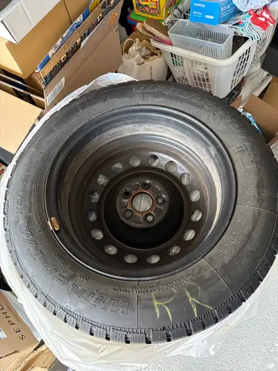 BFGoodrich Winter T/A KSI 195/65/R15 Steel Wheels with Lug Nuts Used for one season came of my 2024...