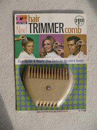 LIFE TIME HAIR TRIMMER COMB ( VINTAGE U.S.A. )