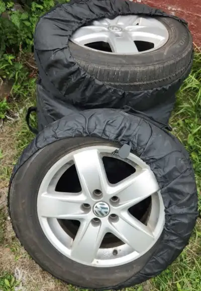 4 VW Summer Tires on 15"Rims 5x100 from a 2010 VW Golf. Good condition. Asking $300 OBO. Message for...