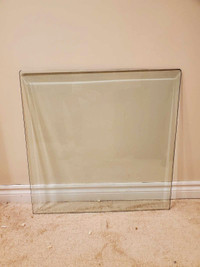 Square coffee table glass top