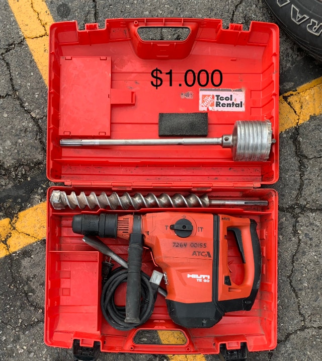 Hilti roto hammer drill Coring tool 1000 cash and carry Power Tools
