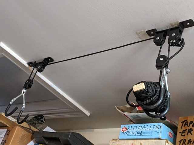 2 BICYCLE CEILING STORAGE LIFTS in Cruiser, Commuter & Hybrid in Annapolis Valley