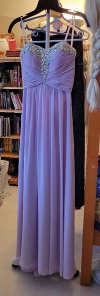 Light purple prom dress