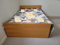 3 PIECE -DOUBLE Bed Frame, -Mattress, -Boxspring