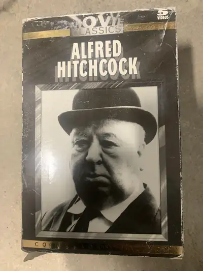 Alfred Hitchcock move classics set of 5 vhs tapes. Call 6473084169