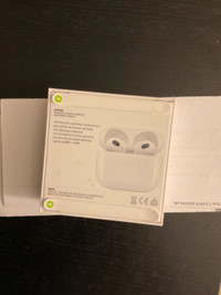 new and unopened airpod(3rd generation)