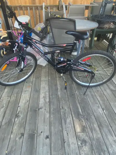 Mountain bike aluminum frame 20”, 21 speed,dual suspension , View more