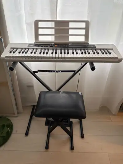 CASO Keyboard with Stand and Bench, View more