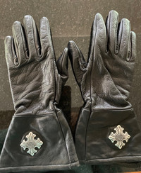 Harley-Davidson Motorcycle Leather Gauntlet Gloves - XS/SM