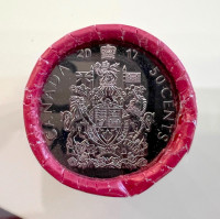 2017 Canada Coat-Of-Arms Special 50 Cent Roll!