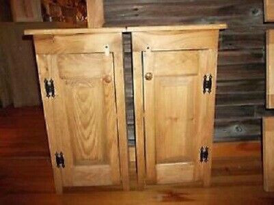 Small Pine Cupboard With Panel Door in Cabinets & Countertops in Muskoka