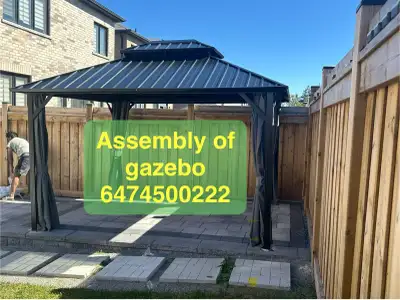 assembly of gazebo, View more