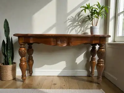 Classic Wood Console Table, View more