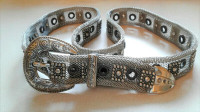 Nanni Silver Mesh Metal Belt Made In Italy