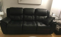 ELRAN sofa 3 places inclinable électrique cuir Italien  