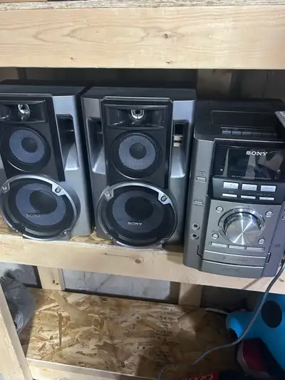 Sony Speakers with CD/Tape Stereo System, View more