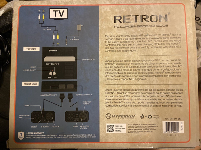 Retron 1 NES Clone by Hyperkin in Older Generation in Burnaby/New Westminster - Image 2
