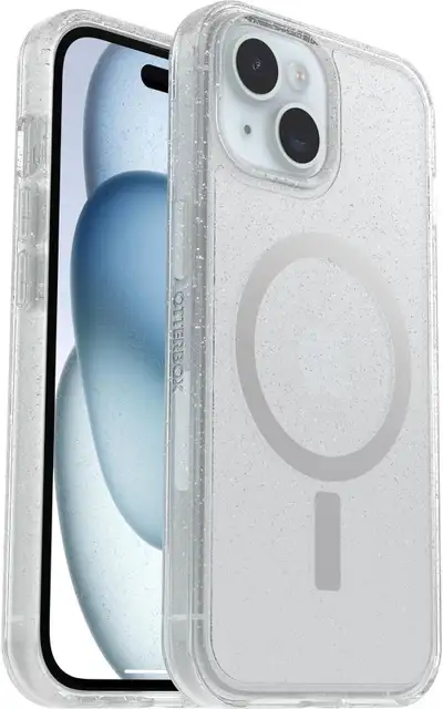 OtterBox iPhone 15 14 and 13 Symmetry Series Clear Case Stardust, View more