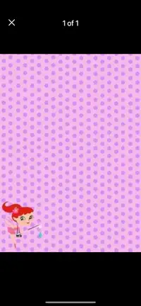 Soft Pink w Purple Dots Photography Backdrop. New. 7ftx5ft