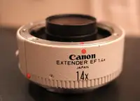 Canon 1.4x teleconverter extender