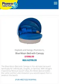 Moon Bed with Canopy