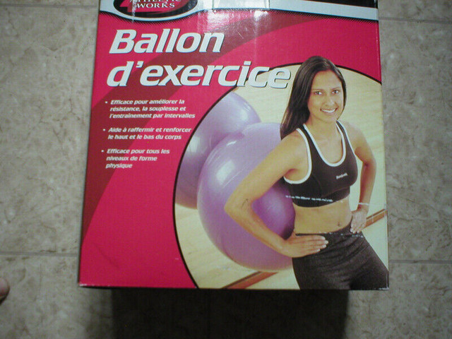 BALLON EXERCICE BALL YOGA GYM FITNESS WEIGHT POID HALTERE dans Appareils d'exercice domestique  à Longueuil/Rive Sud