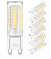 YUIIP Lot de 6 ampoules LED G9/led bulbs 